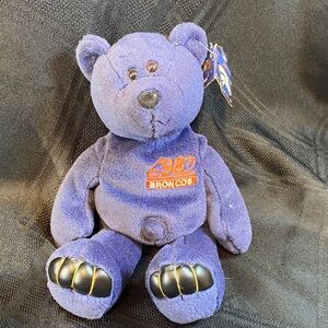 Vintage 1998 Broncos Blue Bear with Embroidered Logo